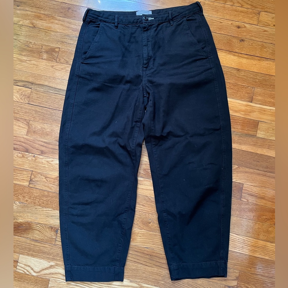 everlane the arc canvas pants size 12 black